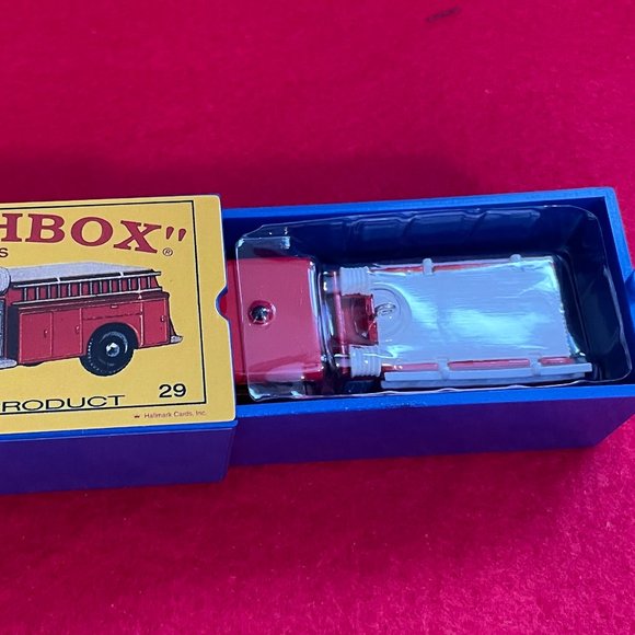 Fire Pumper Matchbox Set Hallmark Ornament - Picture 4 of 5